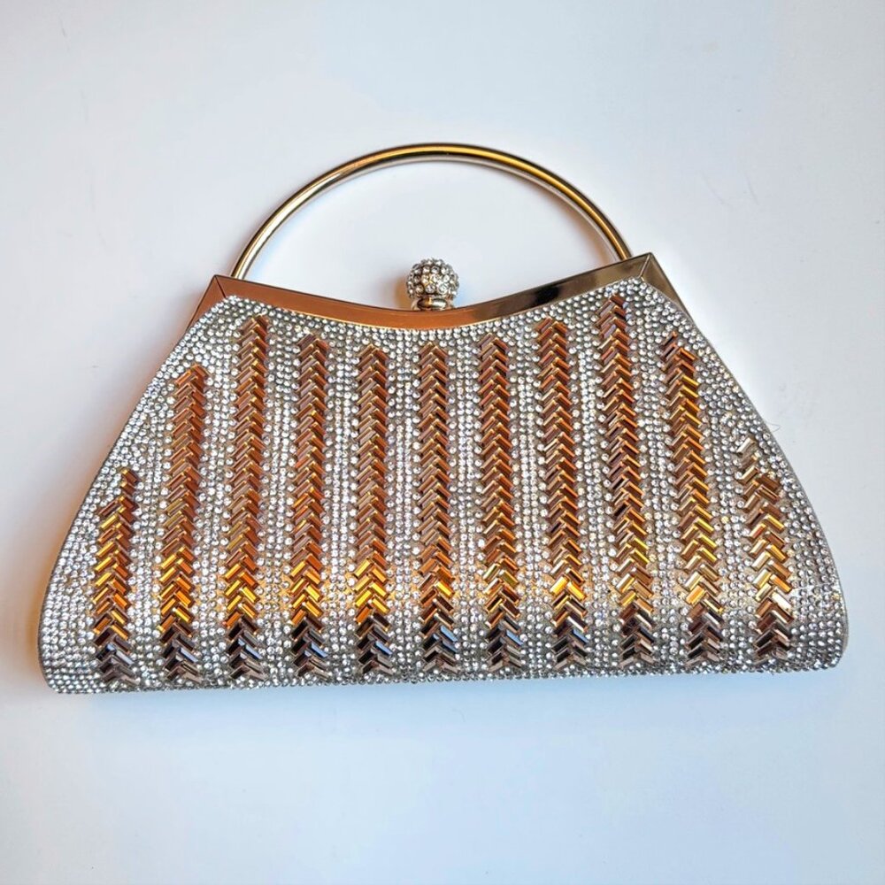 Women's Sequin Evening Purse Wedding Party Clutch Bag